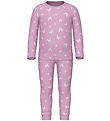 Name It Pyjama Set - Noos - Rib - NmfNightset - Pink Lavender