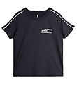 Mini Rodini T-shirt - MR Sport Drapy - Black