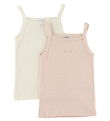 Petit Bateau Undershirt - 2-Pack - White/Pink