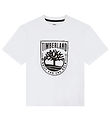 Timberland Stuttermabolur - Hvítt