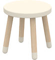 Flexa Taburet - Dots - 30x30 cm - Cream