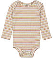 MarMar Bodysuit L/æ - Rib - Ben - Antumn Stripe Mix