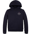 Tommy Hilfiger Hoodie - TH Logo Puff - Desert Sky