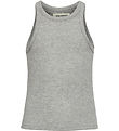 Sofie Schnoor Topp - Rib - Annella - Grey Melange