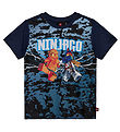 LEGO® Ninjago Stuttermabolur - LWTano - Dark Dökkblátt M. Prenta