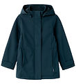 Name It Softshell Jacket w. Fleece - NkfAlfa08 - Navy