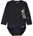 Minymo Bodysuit L/æ - Parisian Night w. Dog
