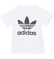adidas Originals Stuttermabolur - Trefoil - Hvítur