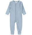 Joha Onesie - Ull/Silke - Damm Blå