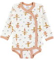 Joha Wikkelromper L/æ - Wol/Bamboe - Off White