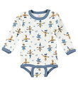 Joha Bodysuit L/æ - Wool/Bamboo - Off White