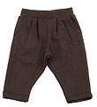 Joha Trousers - Wool - Dark Brown
