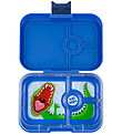 Yumbox Lunchbox w. 4 Rooms - Bento Panino - Surf Blue - Dino