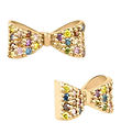 MillaVanilla Earrings - Bow - Gold