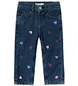 Name It Jeans - Noos - NmfBella - Dark Blue Denim w. Hearts