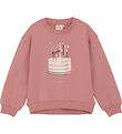 Minymo Sweatshirt - Dusty Rose m. Schichtkuchen