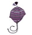 Melton Hat - Knitted - Purple Striped