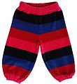 Danefæ Velvet Trousers - Pink/Red/Blue Striped