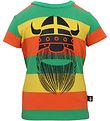 Danef T-shirt - Rainbow Coloured w. Viking