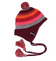 Melton Hat - Knitted - Red-Striped