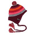 Bonnet en Tricot Melton - Rouge à Rayures