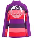 Danef Swim Top L/S - UV50+ - Purple/Pink w. Swan