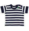 Freds World T-Shirt - Navy/Wit Gestreept