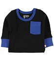 Katvig Pullover - Schwarz m. Blau