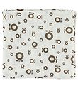 Katvig Muslin Cloth - 80x80 - Ivory w. Apples