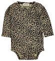 MarMar Romper - l/s - Bruin Luipaardprint