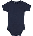 Joha Bodysuit - Wool/Silk - S/S - Navy