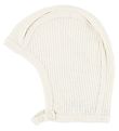 MarMar Ungbarnahúfa - Rib - Offwhite