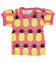 Freds World T-shirt - Coral w. Pineapple