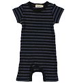 MarMar Summer Romper - Rib - Navy/Black Striped