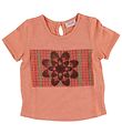 Noa Noa miniature T-Shirt - Koralle m. Blume