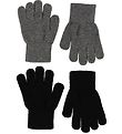Melton Gloves - 2-Pack - Black/Grey