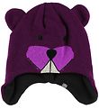 Color Kids Hat - Knitted - Reaver - Plum Beaver