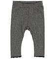 En Fant Leggings - Grey w. Pointelle