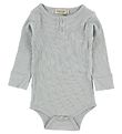 MarMar Romper - l/s - Rib - Modaal - Lichtblauw