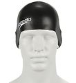 Speedo Sundhetta - Junior Plain Moulded Silicone Cap - Svart