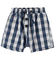 Wheat Shorts - Blue/White Check