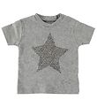 Fixoni T-shirt - Grey Melange w. Star