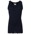 Rosemunde Top - Navy w. Lace