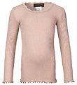 Rosemunde Blouse - Roze Poeder m. Veter