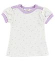 Joha T-Shirt - Katoen - Wit/Lavendel m. sterren