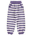 Katvig Trousers - White/Purple Striped