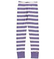 Katvig Leggings - White/Purple Striped