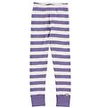 Katvig Leggings - Weiß/Lila Gestreift
