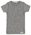 MarMar T-Shirt - Rib - Modaal - Grijs Gevlekt