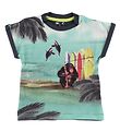 Me Too T-Shirt - Anthrazitgrau m. Affe/Surfboards